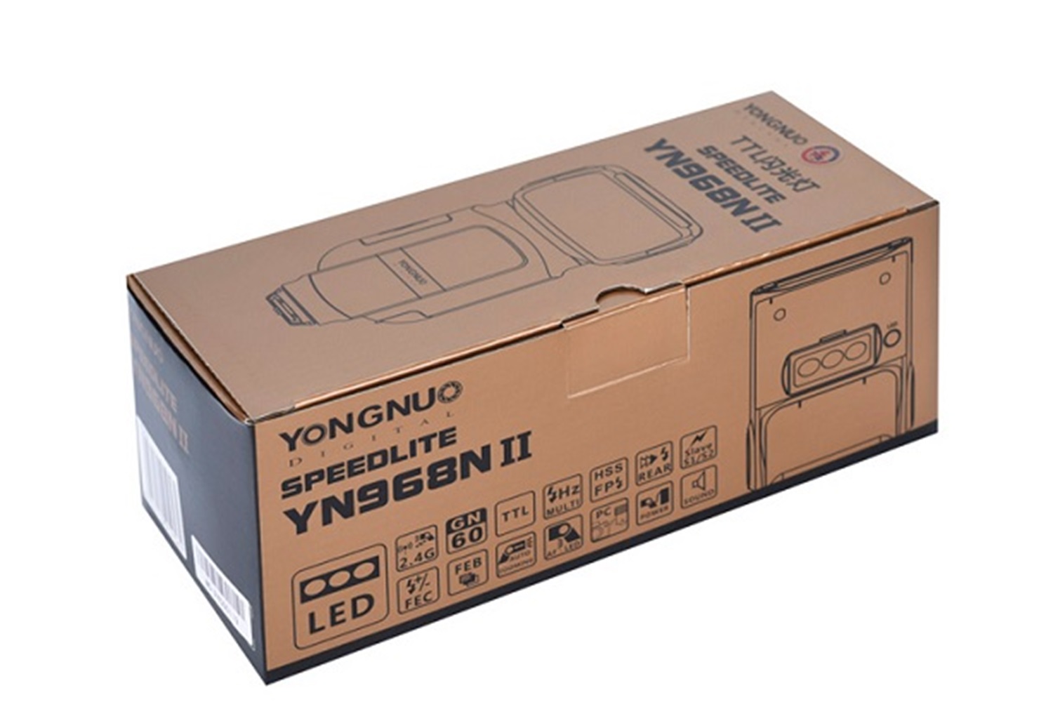 Yongnuo YN968N-II Nikon Uyumlu Dahili Led HSS TTL Tepe Flaşı