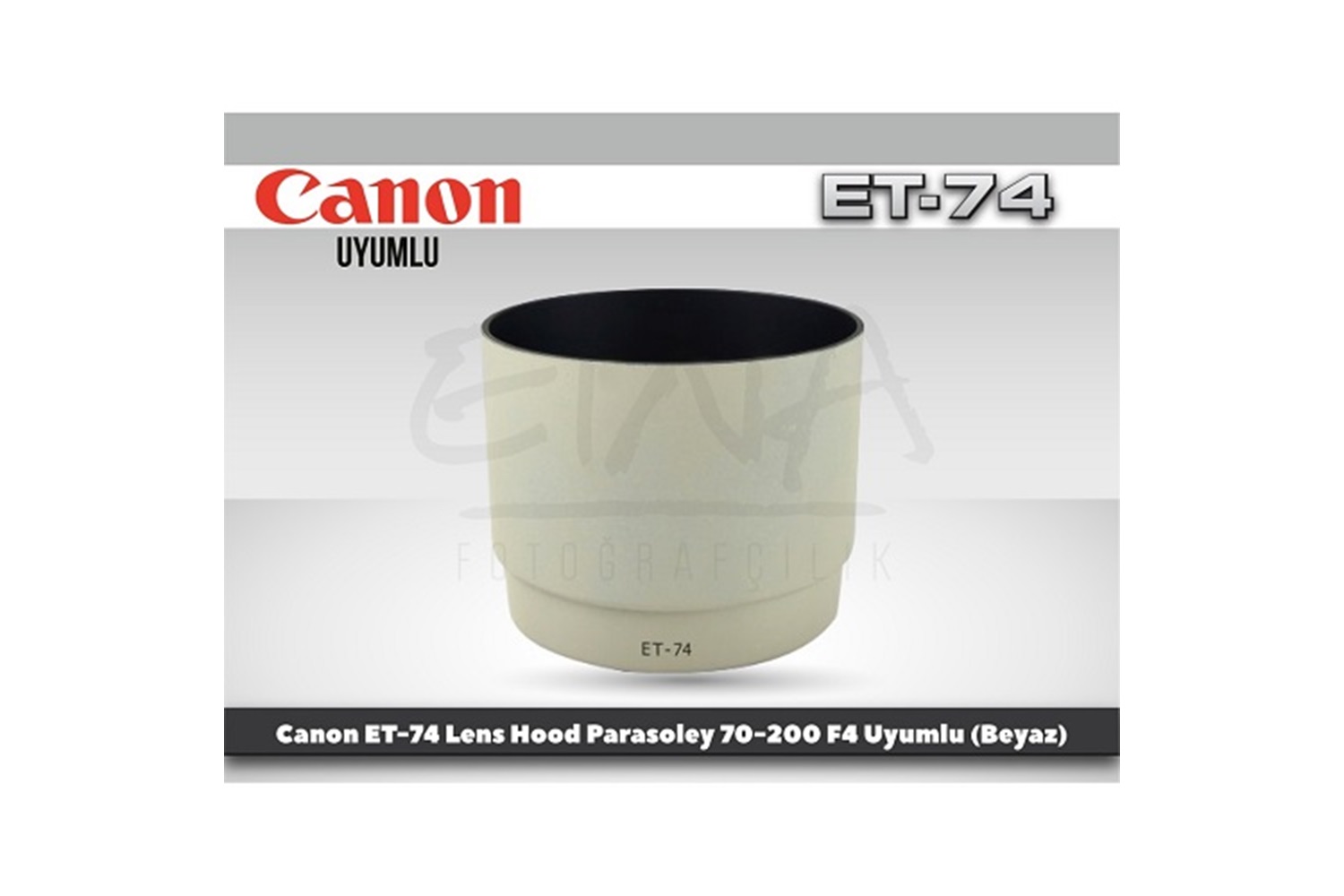 Tewise Canon ET-74 Parasoley 70-200mm f/4L IS USM Uyumlu Beyaz