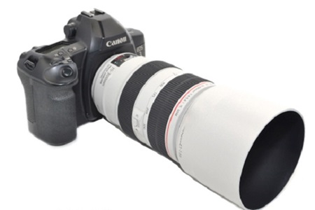 Tewise Canon ET-74 Parasoley 70-200mm f/4L IS USM Uyumlu Beyaz