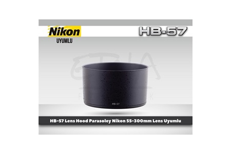 Tewise Nikon HB-57 Parasoley Nikon 55-300mm Lens Uyumlu