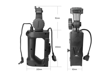 Yongnuo YNLUX200 Led Işık Uyumlu V-Mount Batarya Handle