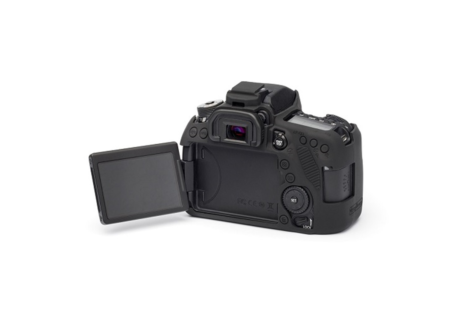 Easycover Canon 80D Silikon Kılıf Siyah