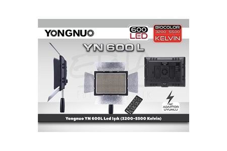 Yongnuo YN600L Bi-Color Led Işık Standart Kit
