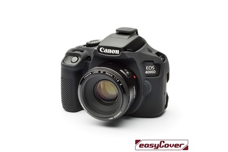 Easycover Canon 4000D Silikon Kılıf Siyah